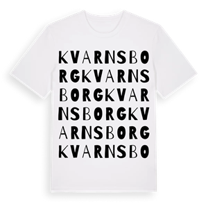 Kvarnsborg ordlek t-shirt – ekologisk bomull t-shirt från Pinshirt