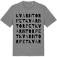 Mid Heather Gray t-shirt med Kvarntorpet ordlek t-shirt
