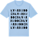 Blue Soul t-shirt med Kvarnudden ordlek t-shirt