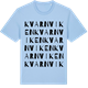 Blue Soul t-shirt med Kvarnviken ordlek t-shirt