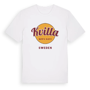 Kvilla cirkel t-shirt – ekologisk bomull t-shirt från Pinshirt