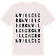 Vintage White t-shirt med Kvilleberg ordlek t-shirt