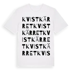 Kvistkärret ordlek t-shirt – ekologisk bomull t-shirt från Pinshirt