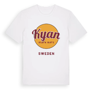 Kyan cirkel t-shirt – ekologisk bomull t-shirt från Pinshirt