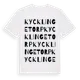 White t-shirt med Kycklingetorp ordlek t-shirt