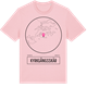 Pink Cotton t-shirt med Kyrkgångsskär t-shirt