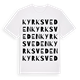 Kyrksveden ordlek t-shirt