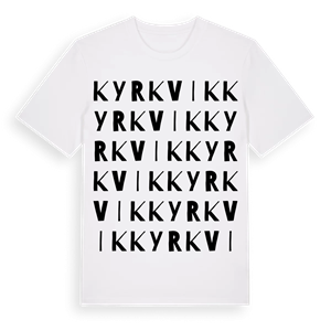 Kyrkvik ordlek t-shirt – ekologisk bomull t-shirt från Pinshirt