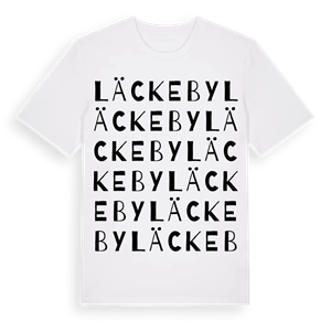 Läckeby ordlek t-shirt – ekologisk bomull t-shirt från Pinshirt