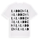 Laddemåla ordlek t-shirt