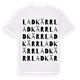 Ladkärr ordlek t-shirt