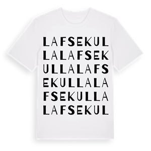 Lafsekulla ordlek t-shirt – ekologisk bomull t-shirt från Pinshirt