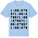Blue Soul t-shirt med Laggartorp ordlek t-shirt