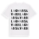 Lagmanskvarn ordlek t-shirt