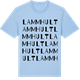 Blue Soul t-shirt med Lammhult ordlek t-shirt