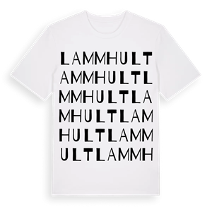 Lammhult ordlek t-shirt – ekologisk bomull t-shirt från Pinshirt