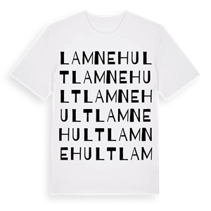 Lamnehult ordlek t-shirt – ekologisk bomull t-shirt från Pinshirt