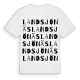 Landsjönäs ordlek t-shirt