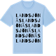 Blue Soul t-shirt med Landsjönäs ordlek t-shirt