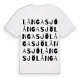 Långasjö ordlek t-shirt