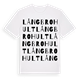 Långbrohult ordlek t-shirt
