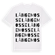 Långe mosse ordlek t-shirt