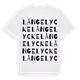 Långelycke ordlek t-shirt