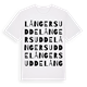 Långersudde ordlek t-shirt