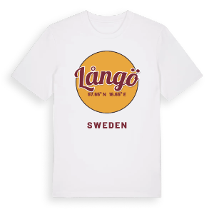 Långö cirkel t-shirt – ekologisk bomull t-shirt från Pinshirt