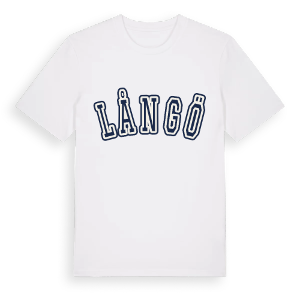 Långö college t-shirt – ekologisk bomull t-shirt från Pinshirt