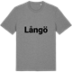 Mid Heather Gray t-shirt med Långö fetstil t-shirt