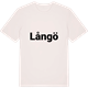Vintage White t-shirt med Långö fetstil t-shirt