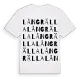 Långrälla ordlek t-shirt