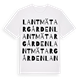 Lantmätargården ordlek t-shirt