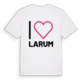 Jag älskar Larum t-shirt stort tryck
