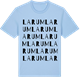 Blue Soul t-shirt med Larum ordlek t-shirt