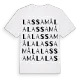 Lassamåla ordlek t-shirt