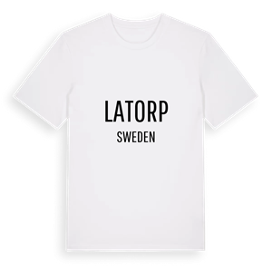 Latorp i Sverige t-shirt – ekologisk bomull t-shirt från Pinshirt