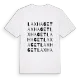 Laxhaget ordlek t-shirt