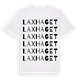 Laxhaget ordlek t-shirt