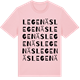 Pink Cotton t-shirt med Legenäs ordlek t-shirt