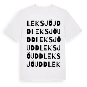 Leksjöudd ordlek t-shirt – ekologisk bomull t-shirt från Pinshirt