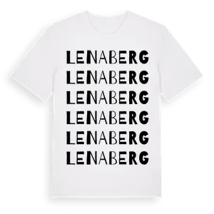 Lenaberg ordlek t-shirt – ekologisk bomull t-shirt från Pinshirt