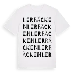 Lerbäcken ordlek t-shirt – ekologisk bomull t-shirt från Pinshirt