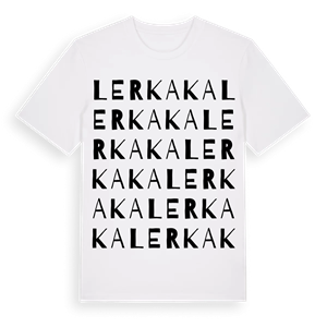 Lerkaka ordlek t-shirt – ekologisk bomull t-shirt från Pinshirt