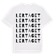 Lertaget ordlek t-shirt