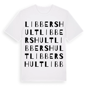 Libbershult ordlek t-shirt – ekologisk bomull t-shirt från Pinshirt