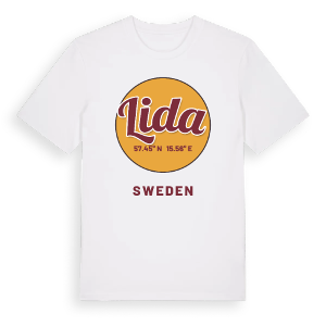 Lida cirkel t-shirt – ekologisk bomull t-shirt från Pinshirt