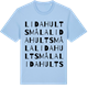 Blue Soul t-shirt med Lidahultsmåla ordlek t-shirt