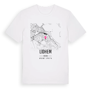 Lidhem karta t-shirt – ekologisk bomull t-shirt från Pinshirt